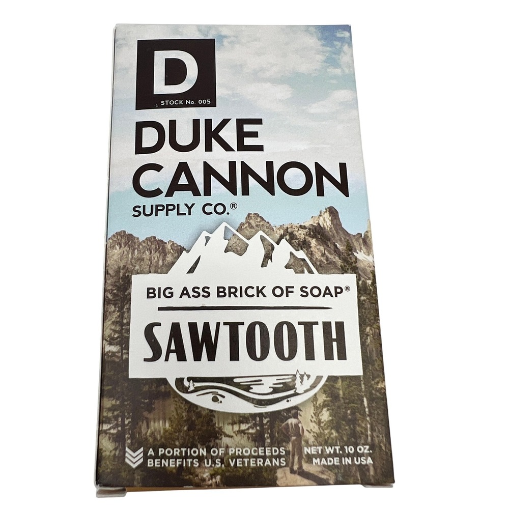 Duke Cannon Sawtooth Big A** Brick Of Soap 10 Oz Men New Open Box